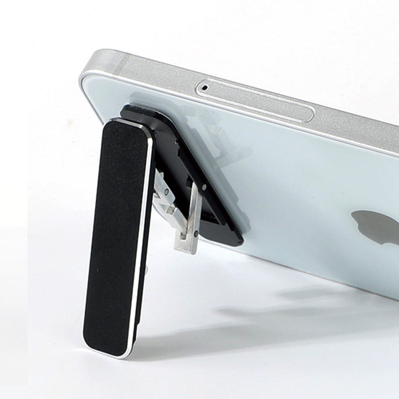 Ultra-Slim Folding Mobile Phone Holder – Portable Aluminum Alloy Stand for Hands-Free Viewing
