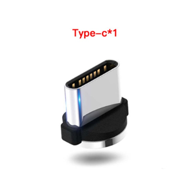 Magnetic Flowing‑Light Streaming Charging Cable (Lightning/USB‑C)