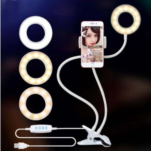 Dimmable LED Ring Light with Mini Tripod – US Shipping
