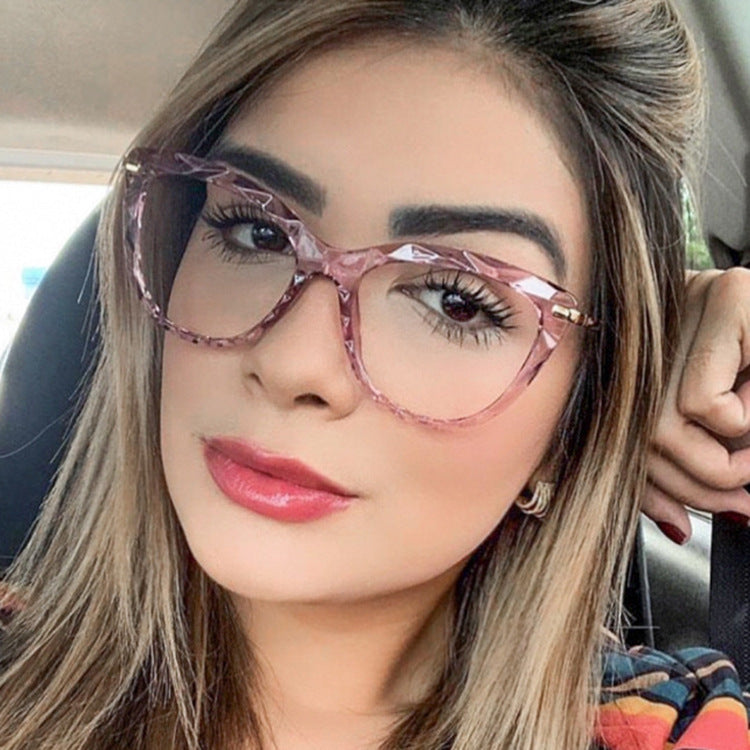 Stylish Cat‑Eye Blue‑Light Blocking Glasses