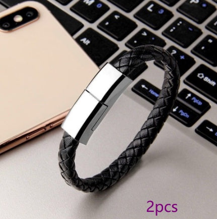 USB Charging Smart Bracelet (Data + Power Compact Cable)