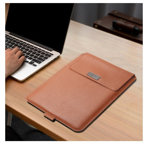 Universal PU Leather Laptop Sleeve – Stylish Business Laptop Bag