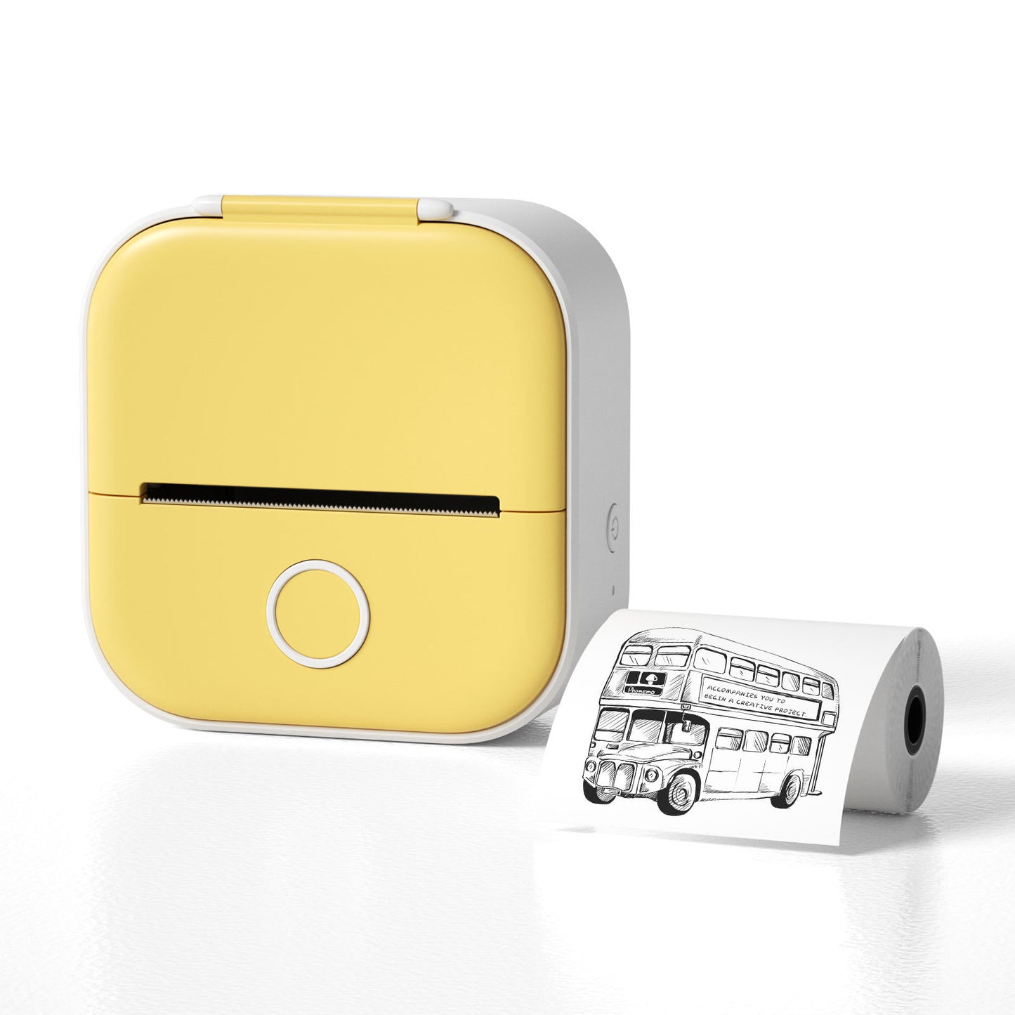 Portable Mini Bluetooth Thermal Label & Photo Printer – Inkless Pocket Printer for Students, Creators & Home Organization