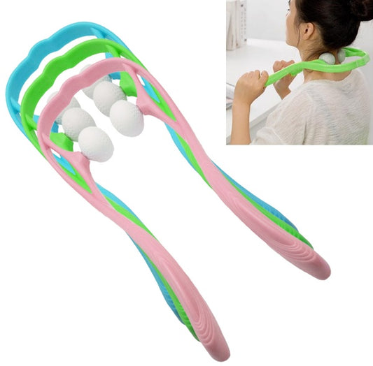 3D Pressure Point Neck & Shoulder Massager – Handheld Trigger Point Therapy Roller