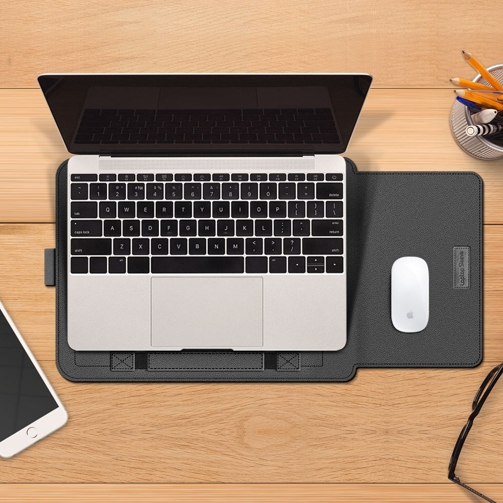 Universal PU Leather Laptop Sleeve – Stylish Business Laptop Bag