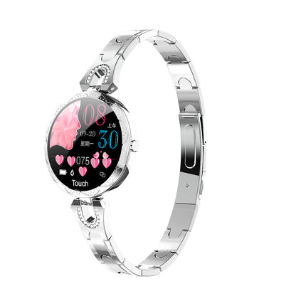 Women's Smartwatch with Heart Rate Monitor & Physiological Cycle Tracking – Waterproof Fitness Watch