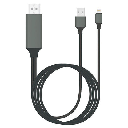 Type-C to HDMI 3-in-1 Projection Cable – 2M 4K Adapter with Charging for Phone, Tablet & Laptop