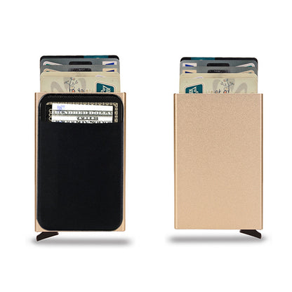 Slim Metal Credit Card Holder Smart Wallet
