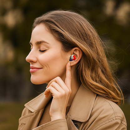 Rechargeable Digital Noise Reduction Hearing Aids with Smart LED Charging Case