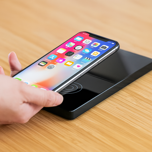 2-in-1 Smart Mug Warmer & Wireless Phone Charger – Keep Drinks at 55°C & Charge Devices Fast