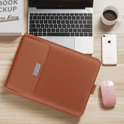 Universal PU Leather Laptop Sleeve – Stylish Business Laptop Bag