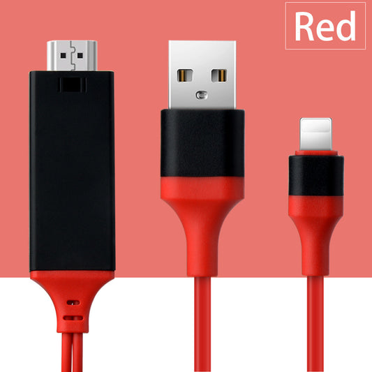 Type-C to HDMI 3-in-1 Projection Cable – 2M 4K Adapter with Charging for Phone, Tablet & Laptop