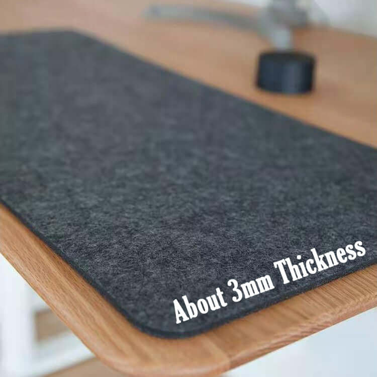 Minimalist Felt Desk Pad – Non-Slip Extended Mouse & Keyboard Mat for Laptop/PC