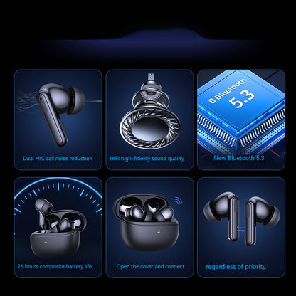 XY-17 Wireless Bluetooth Noise Reduction Earbuds – Long Battery Life, Waterproof, and Comfort Fit