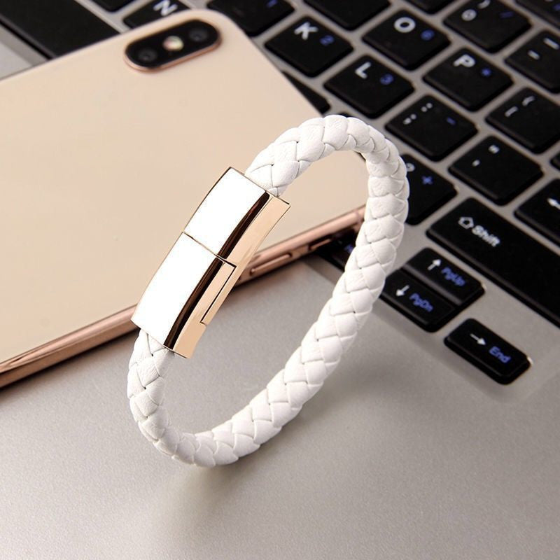 USB Charging Smart Bracelet (Data + Power Compact Cable)