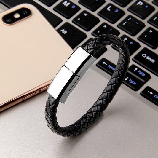 USB Charging Smart Bracelet (Data + Power Compact Cable)