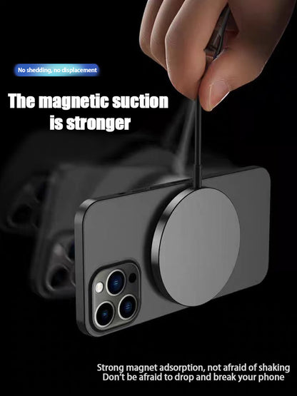 Magnetic Qi Wireless Charger 15W – Experience ultra-fast, cable-free charging with this sleek 15W magnetic wireless charger