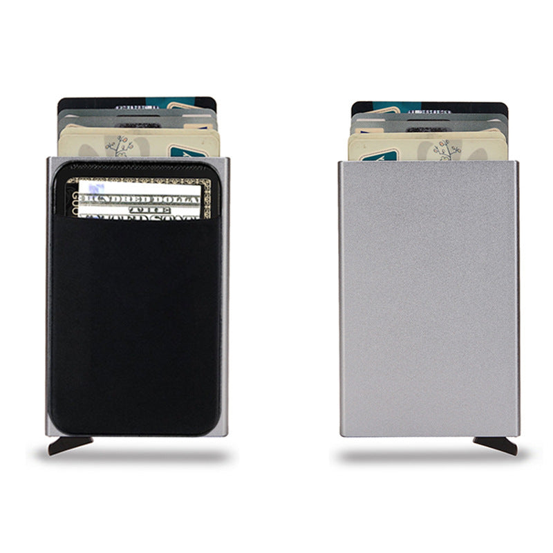 Slim Metal Credit Card Holder Smart Wallet