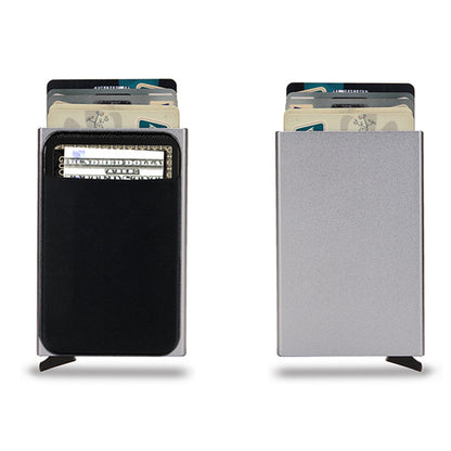 Slim Metal Credit Card Holder Smart Wallet
