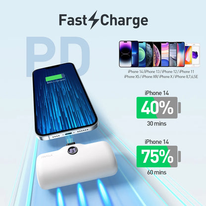 iWALK Mini Portable Power Bank Set – 2-Piece Compact Charger Kit for On-the-Go Power