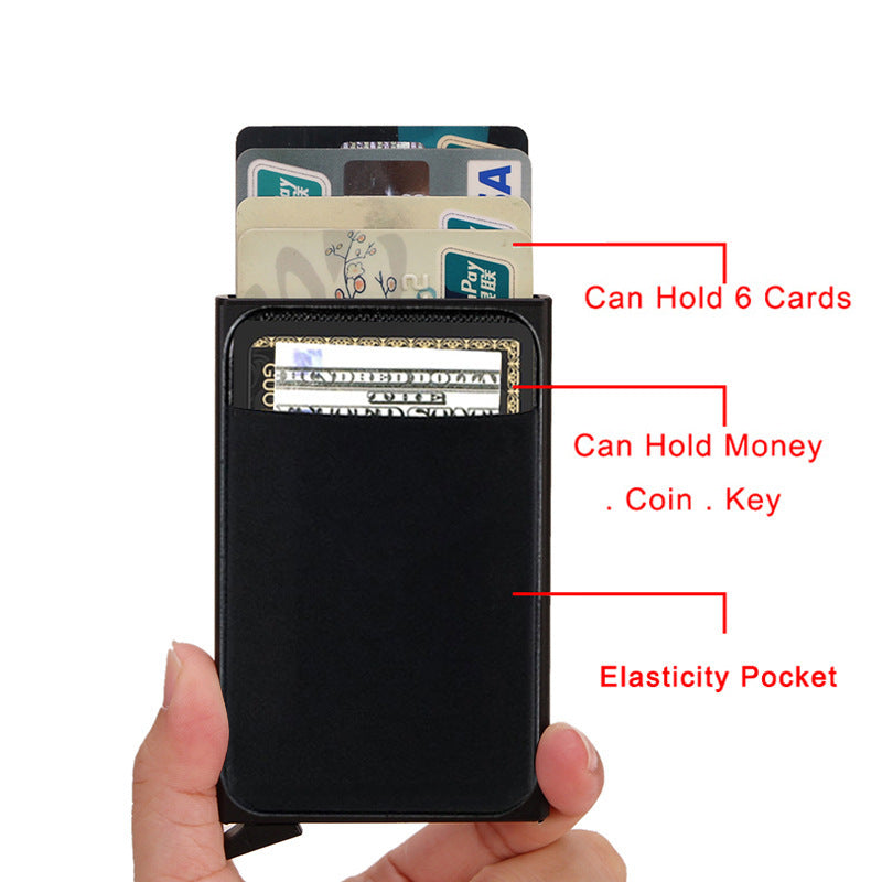 Slim Metal Credit Card Holder Smart Wallet