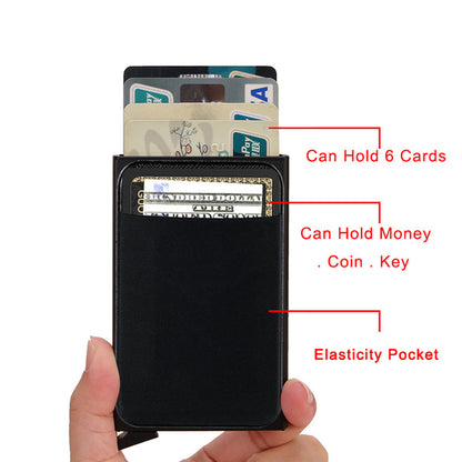Slim Metal Credit Card Holder Smart Wallet