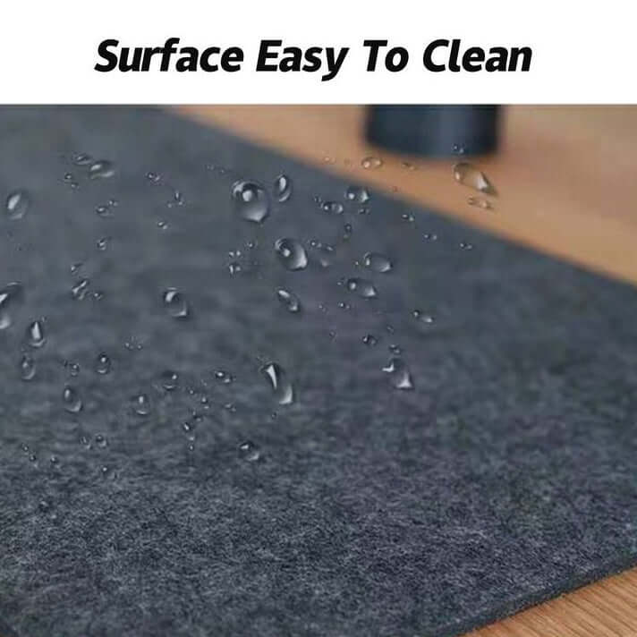 Minimalist Felt Desk Pad – Non-Slip Extended Mouse & Keyboard Mat for Laptop/PC