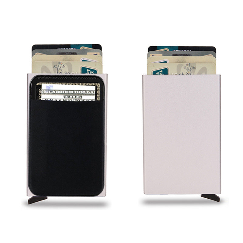 Slim Metal Credit Card Holder Smart Wallet